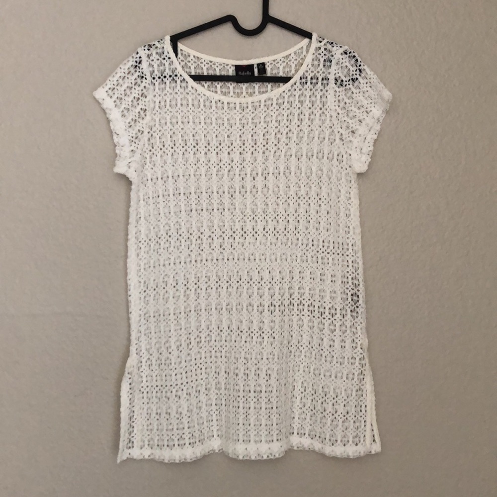 Rafaella summer Beach Crochet swim suit cover up size S